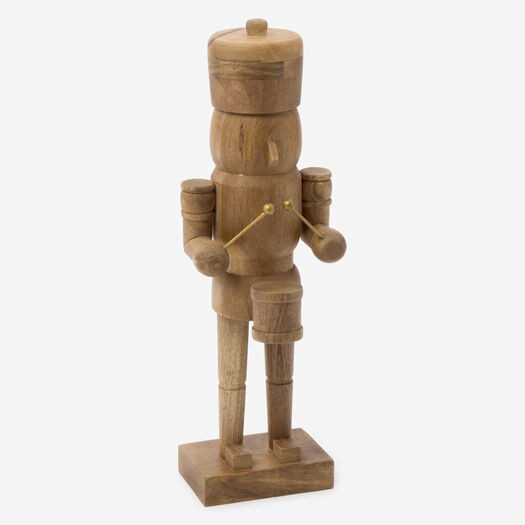 Brown Wooden Nutcracker Ornament | TK Maxx