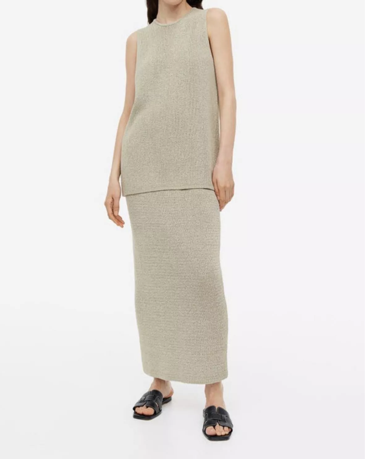 Knitted silk-blend dress curated on LTK