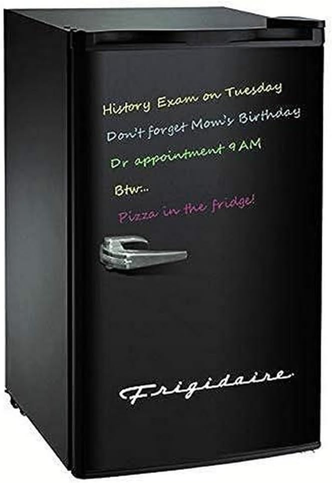 FRIGIDAIRE EFR331-BLACK 3.2 Cu ft Eraser Board Mini Compact Dorm Fridge (Black) | Amazon (US)