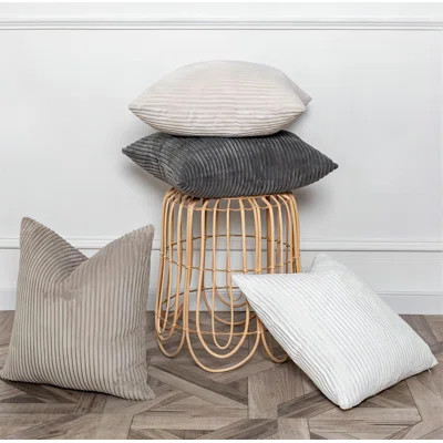 Spring Neutral Pillow Covers 18X18 Set Of 4 Boho Decorative Throw Pillows For Couch, Living Room, Bed, Bedroom, Sofa (18"X 18", Neutral) | Wayfair Professional