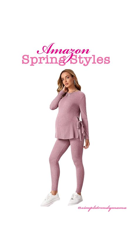 ordered this!! Looks super comfy for the bump right now and postpartum! 🩷 comes in other colors. I sized up to a large to have a little extra room.

#amazon #amazonfashion #springfashion #maternity

#LTKbump #LTKfindsunder50 #LTKstyletip