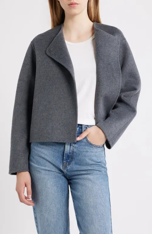 Rails Ronda Wool Blend Jacket in Heather Charcoal at Nordstrom, Size Small | Nordstrom