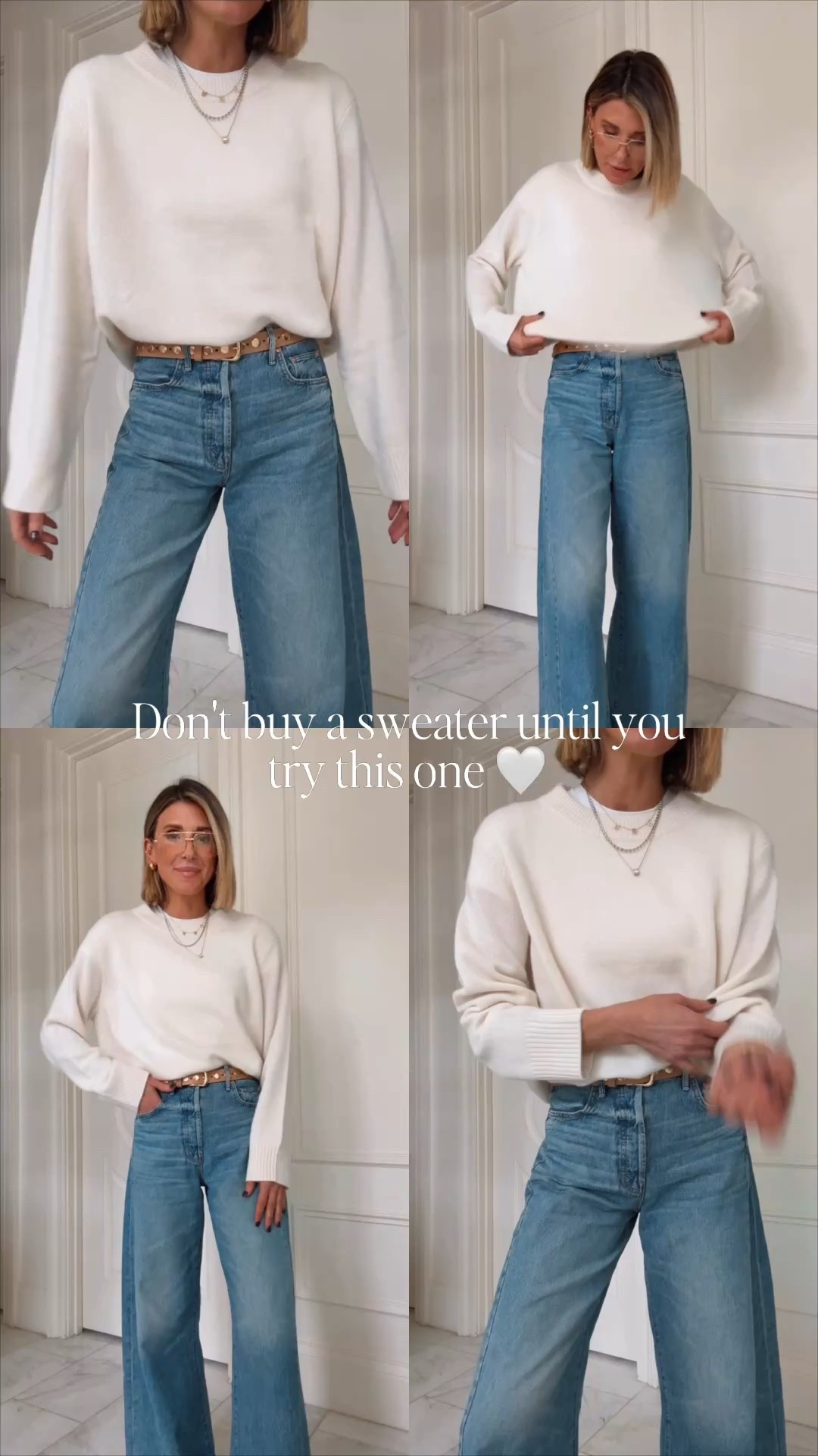 Such a great cashmere sweater. I'm wearing size small 