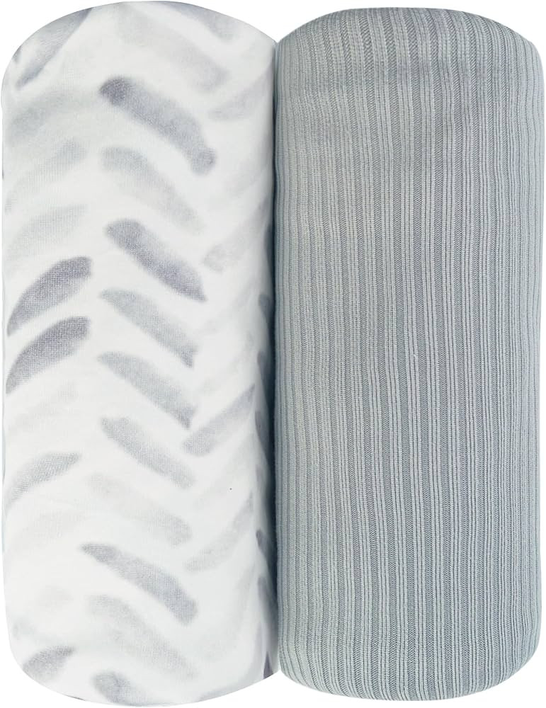 lasoftan Jersey Swaddle Blanket, Ultra Soft Stretchy Receiving Blanket, Newborn Swaddle Wrap for ... | Amazon (US)
