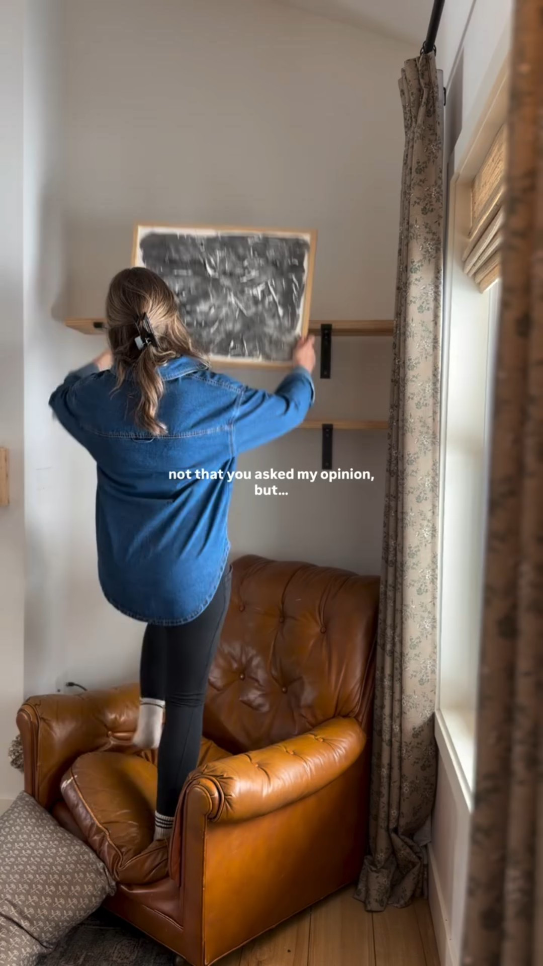 Because decor with a story is always better ✨🖼️
#AUpartner

• photo from our wedding
• spackle painting I made
• ceramic birds from my grandma
• gifted plants from my neighbor I’m trying to keep alive
• photo I took while studying abroad in Italy
• gifted coffee table books gifted from a sweet friend + my boss from an my favorite interior design internship 

Annnd my favorite part… two of our yearly photo albums from @artifactuprising. We make one every year, and instead of storing them away, they live right here (just high enough that little arms can’t reach 😉) so we can grab them anytime.

Comment SHOP for the link to our albums and use code emmajwassink to save 🫶🏼

#intentionalhome #shelfstyling #homeswithheart #annualtraditions