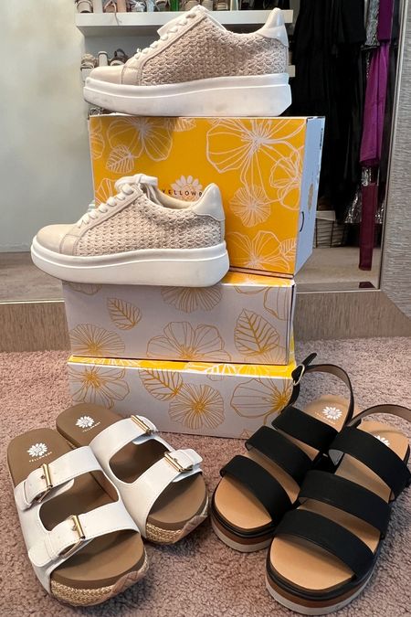 Spring and summer shoe haul from Yellow Box, affordable shoes, comfortable shoes, sandals, sneakers, under $100 

#LTKShoeCrush #LTKFindsUnder100 #LTKStyleTip