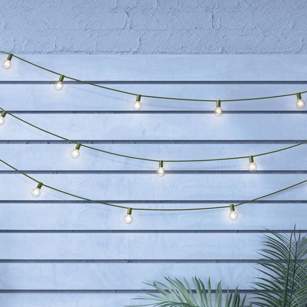 20ct Incandescent Outdoor String Lights G40 Clear Bulbs - Room Essentials™ | Target