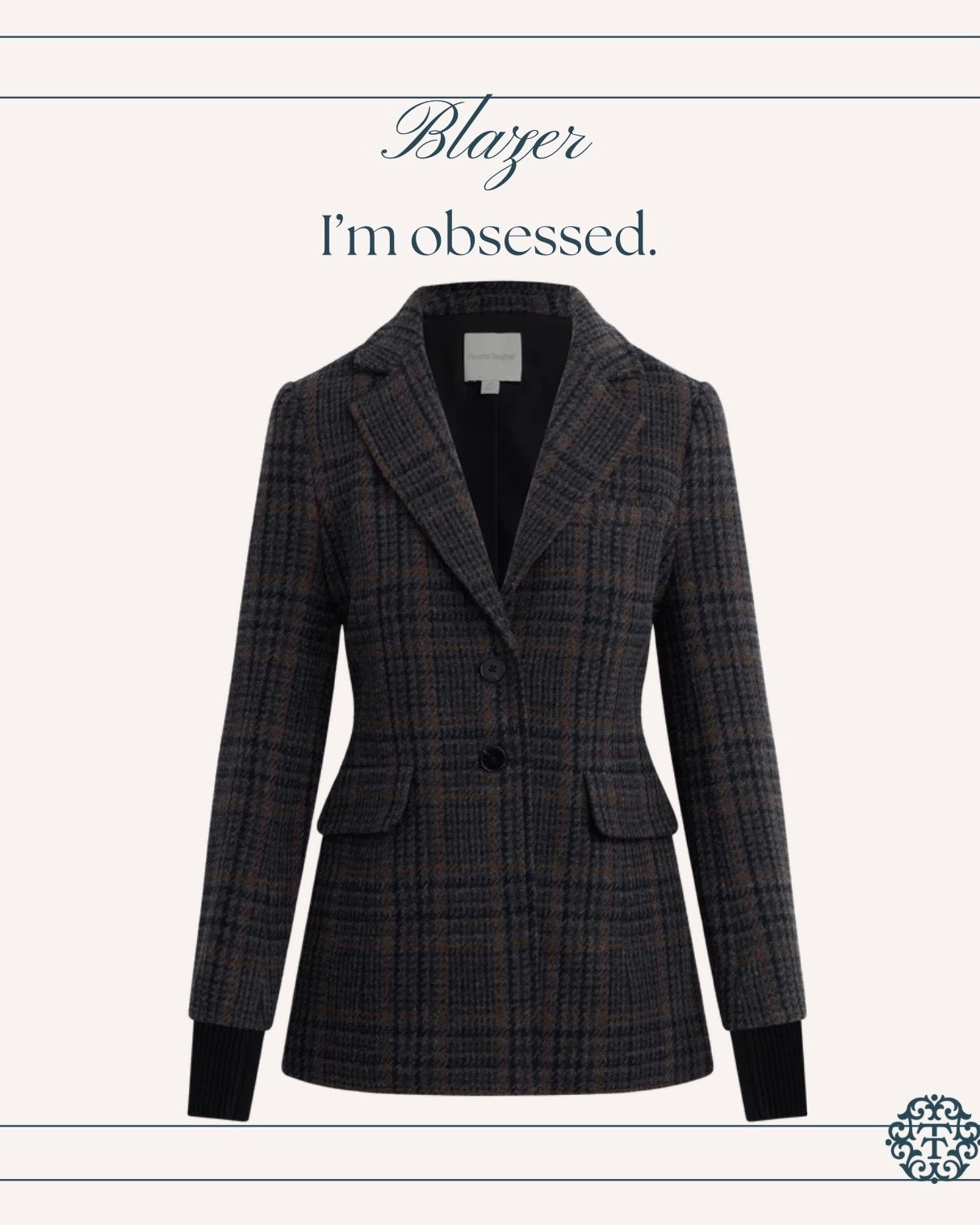 Tailored and beautiful on. The blazer is a closet staple but this one you’ll want to wear time and time again. s