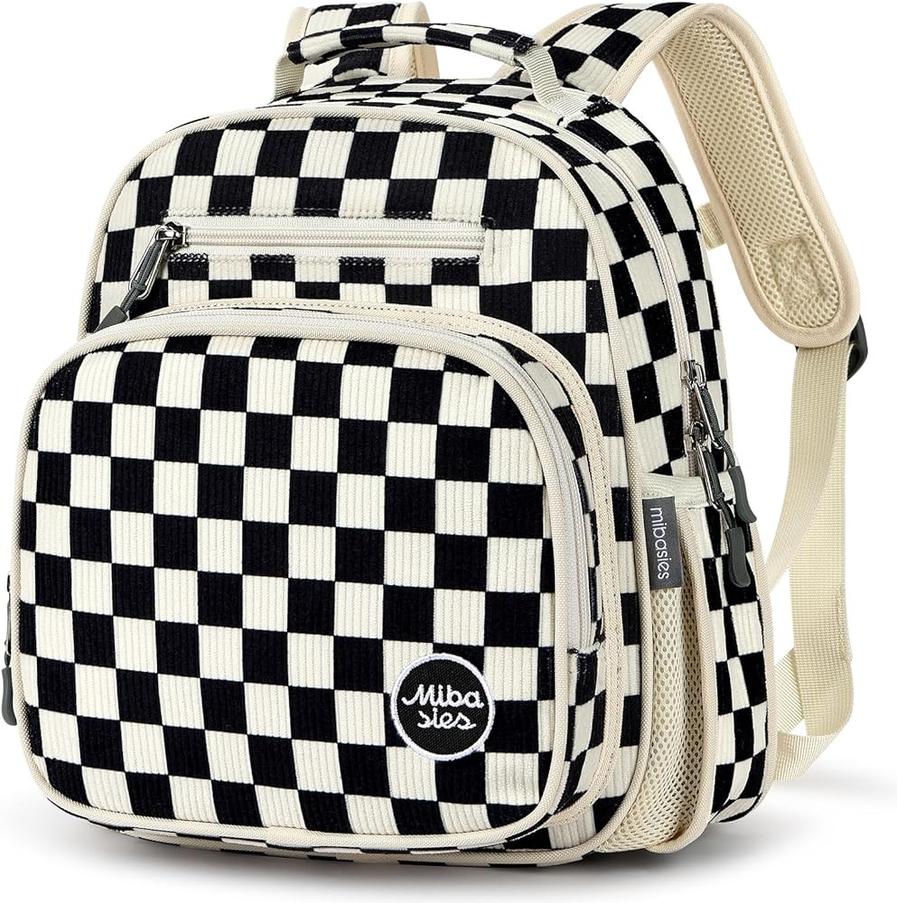 mibasies Corduroy Toddler Backpack for Boys 2-4: Little Kids Backpacks for Preschool Prek Daycare... | Amazon (US)