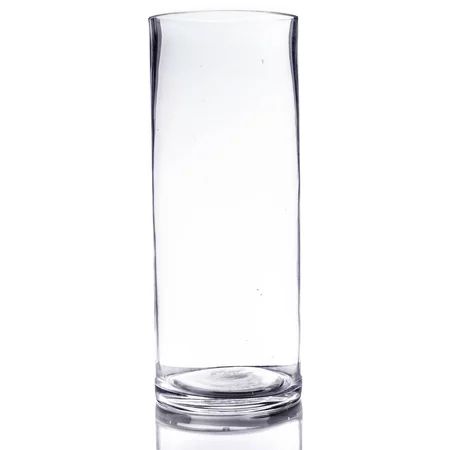 4" x 10" Cylinder Glass Vase - Walmart.com | Walmart (US)