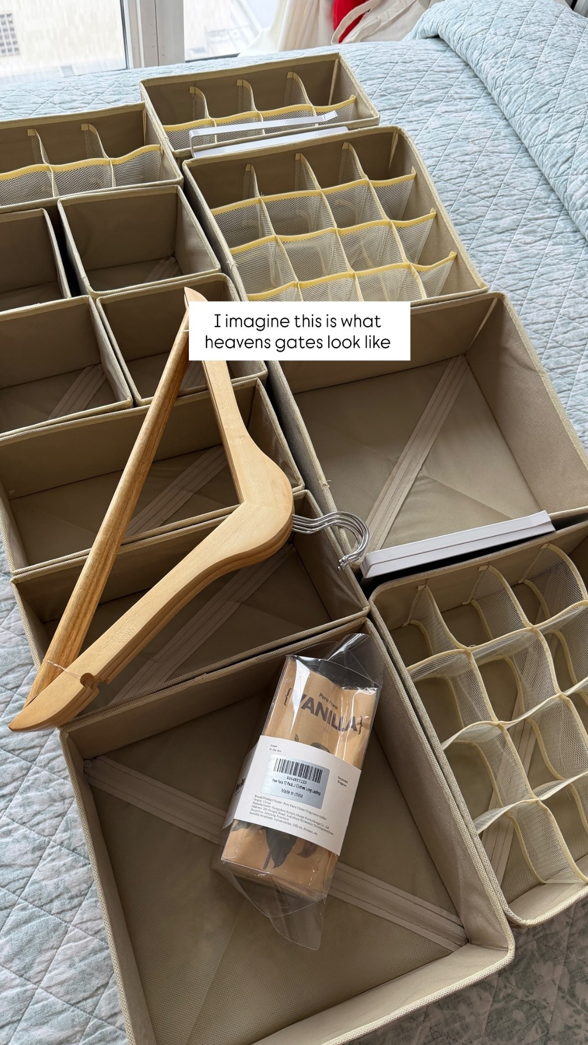 I imagine this is what heavens gates look like!  Small closet organization solutions!! 

#LTKHome