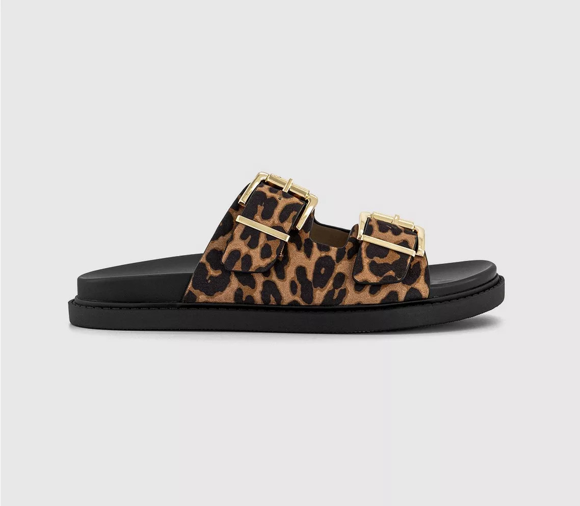 Shae Double Buckle Footbed Sliders | Office Shoes (UK)