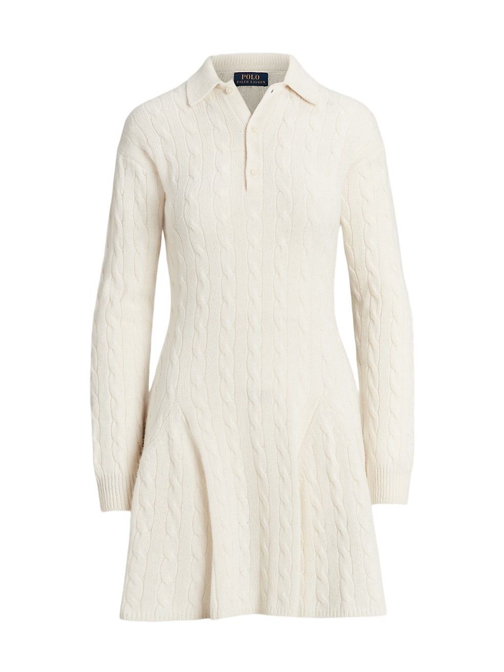 Polo Ralph Lauren Cabled Cashmere-Blend Dress | Saks Fifth Avenue