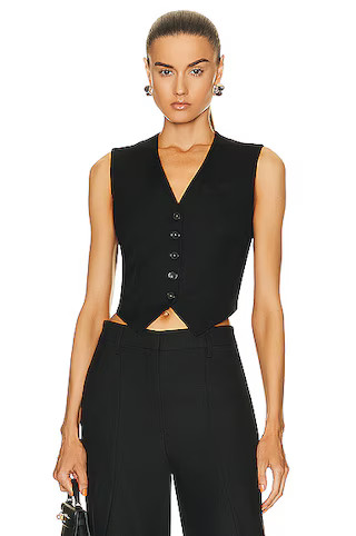 Tailored Gilet Canvas Vest | FWRD 