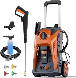 Electric Pressure Washer 4800 PSI Max 2.9 GPM Power Washer with 25 FT Hose, 4 Quick Connect Nozzl... | Amazon (US)