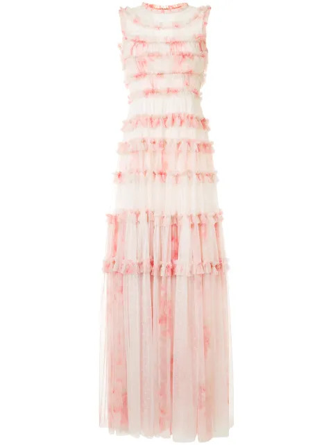 Memory Rose tulle gown | Farfetch (RoW)