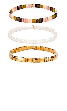 Tilu Set of 3 Bracelets
                    
                    SHASHI
                
        ... | Revolve Clothing (Global)