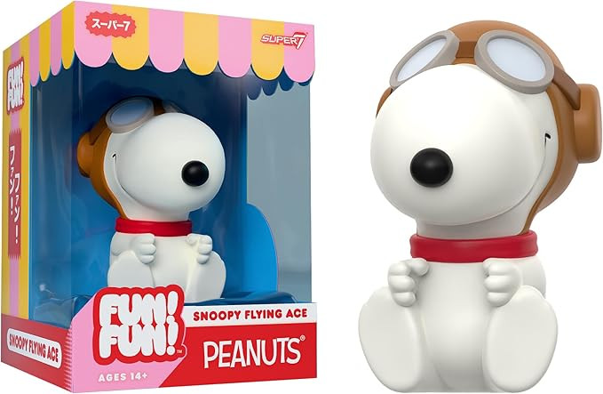 Super7 Peanuts Fun! Fun! Wave 02 - Snoopy (Flying Ace) Action Figure | Amazon (US)
