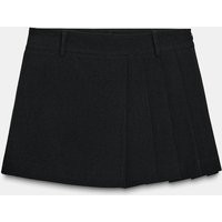 Zara - Pleated Skort - Women - Black - Women | Zara US