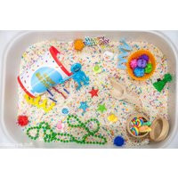 Bold Happy Birthday Sensory Bin, Sensory, Taste Safe, Montessori | Etsy (US)