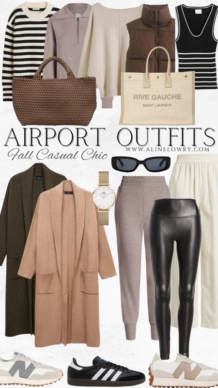 Airport Outfit Idea for fall. 