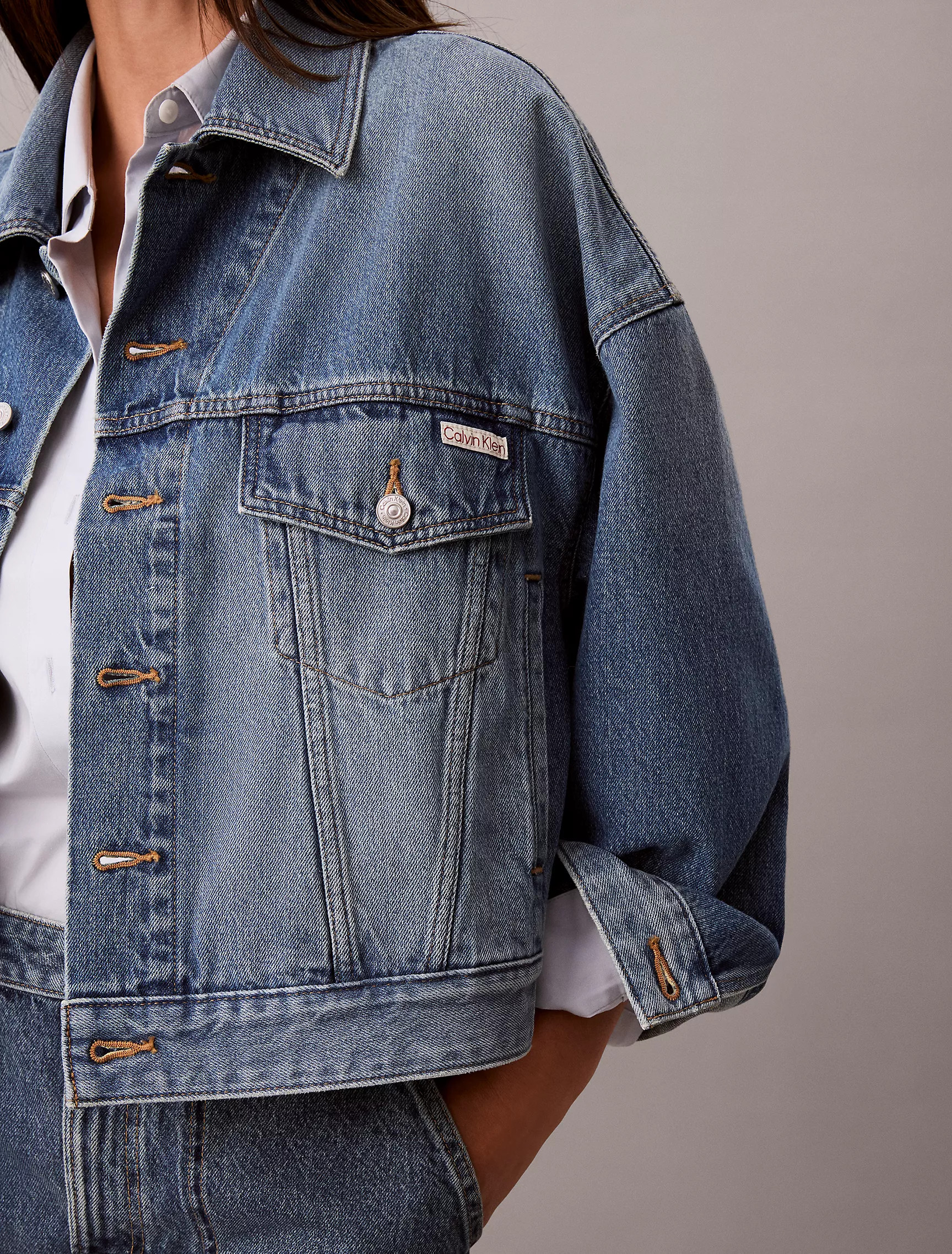 Relaxed Trucker Denim Jacket | Calvin Klein | Calvin Klein (US)