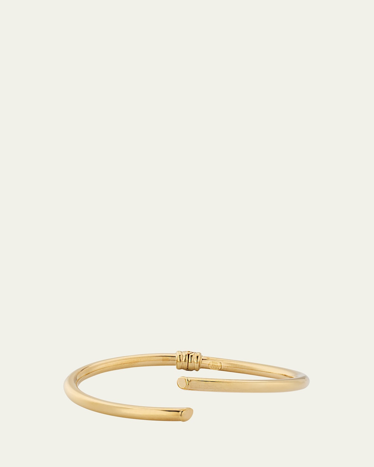 14K Gold Skinny Layered Echo Hollow Bangle Bracelet | Bergdorf Goodman