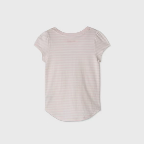 Toddler Girls' Striped Short Sleeve T-Shirt - Cat & Jack™ | Target
