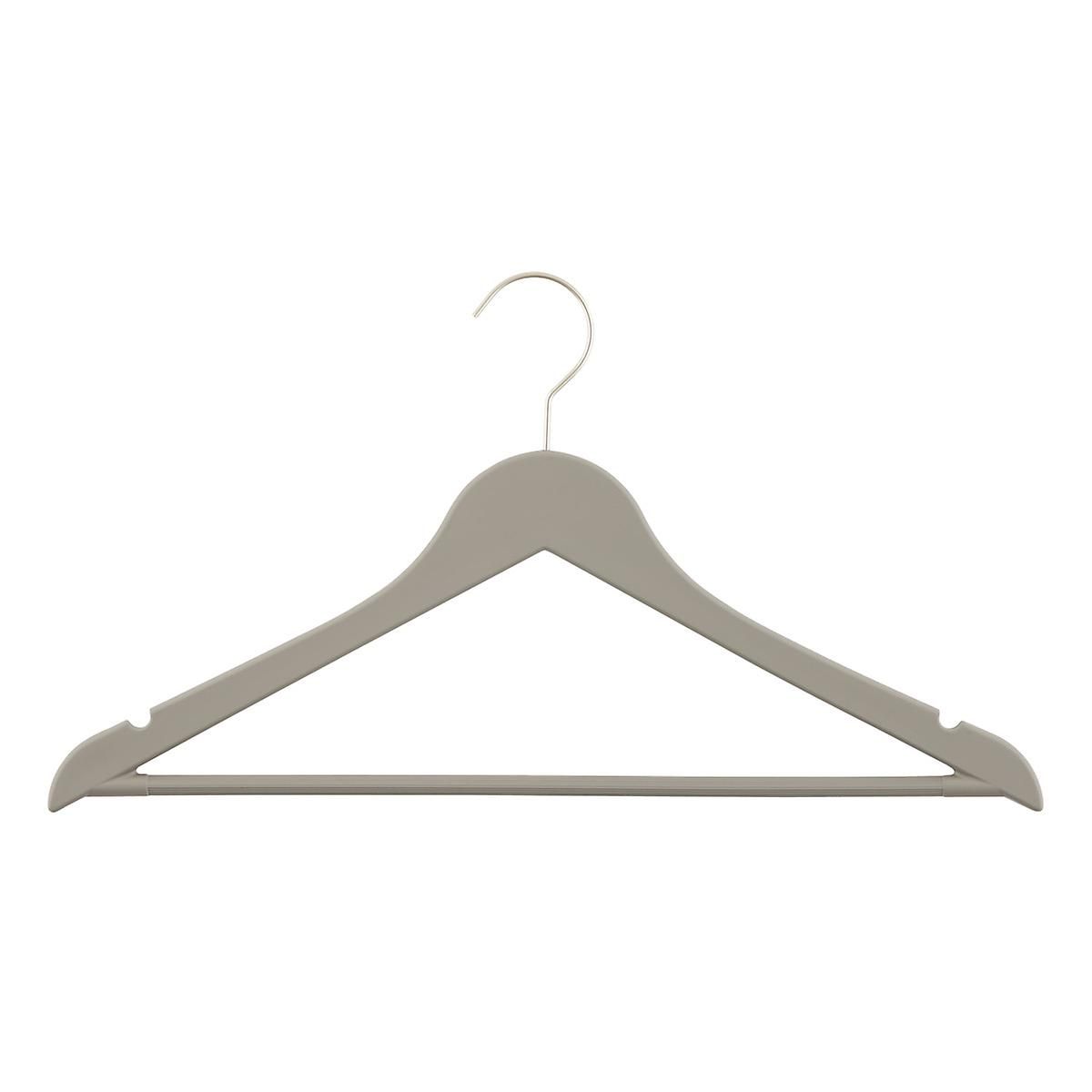 Grey Premium Rubberized Hangers | The Container Store