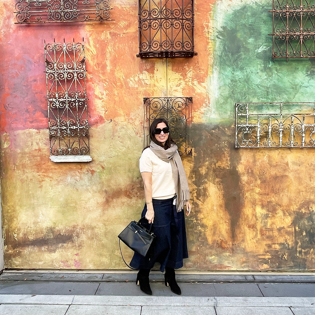 Spring outfit time! Loving this beautiful weather and this petite denim skirt for the spring season. Love! 

 #LTKootd #LTKOver40 #LTKPetite