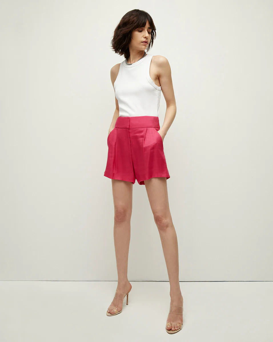 Velia Linen Short | Veronica Beard
