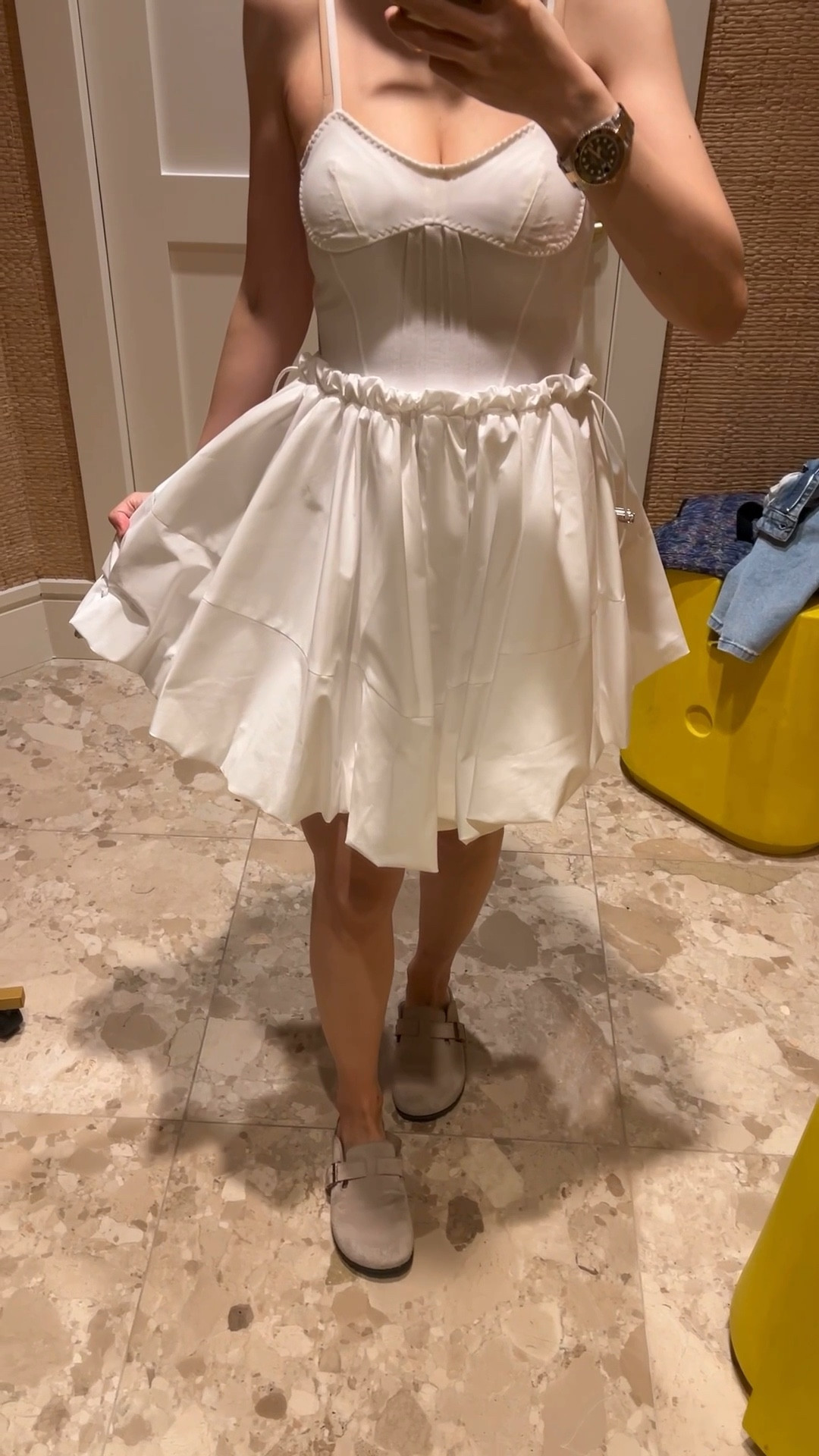 Little white dresss

#LTKootd #LTKWedding #LTKOver40