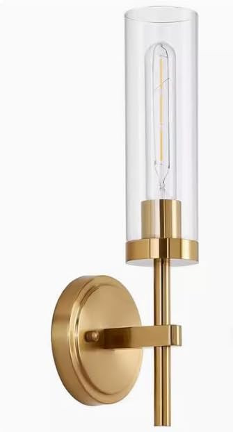 Wireless Wall Sconce Set of 2 Gold | Amazon (US)