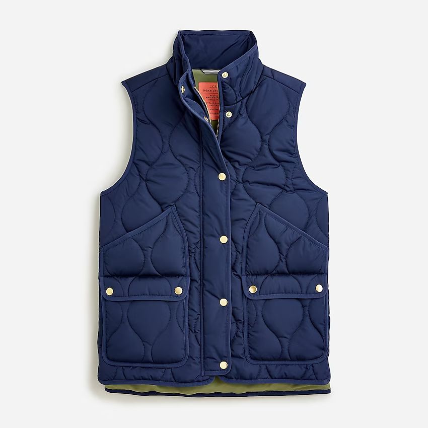 New quilted excursion vest | J.Crew US