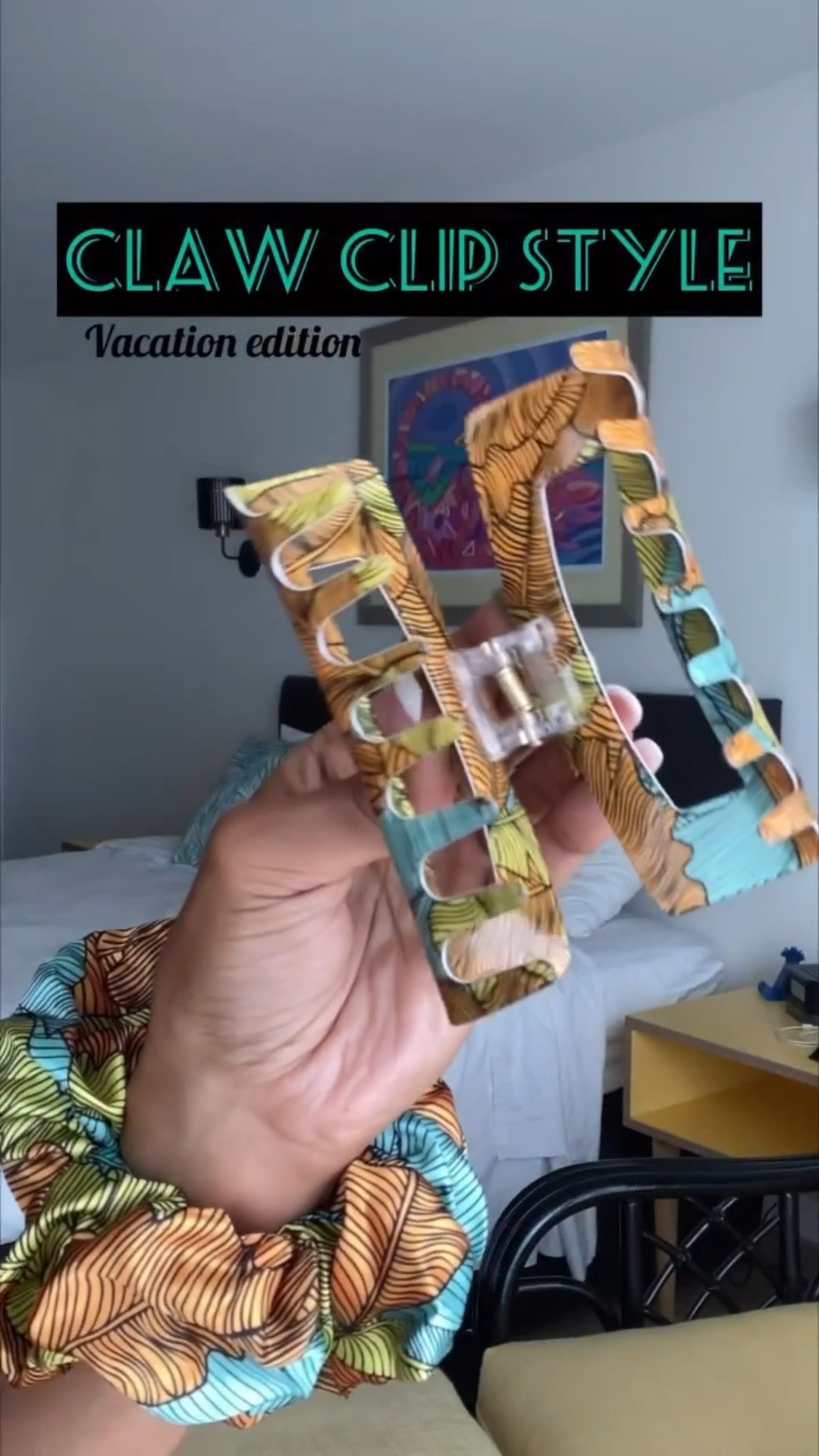 EASY Claw Clip Style🧡

Hey y’all - dropping in here from the Bahamas!! And I brought along my beautiful Bask & Bloom Oversized Scrunchie & Claw Clip Set to use on my protective style!

#LTKBeauty
