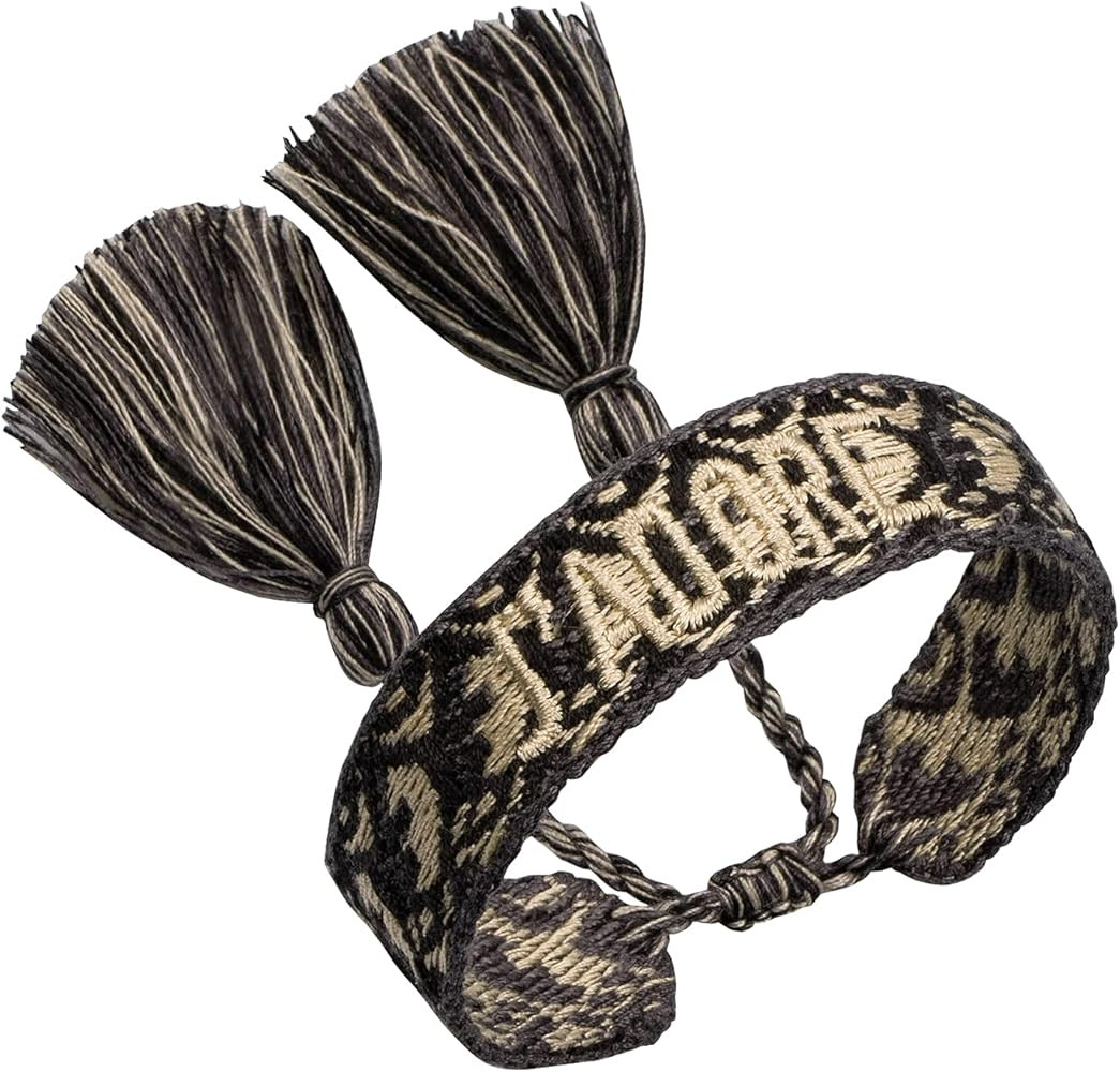 Knitted Word Adjustable Bracelets for Women Girls Woven Friendship Wrap Bracelets | Amazon (US)