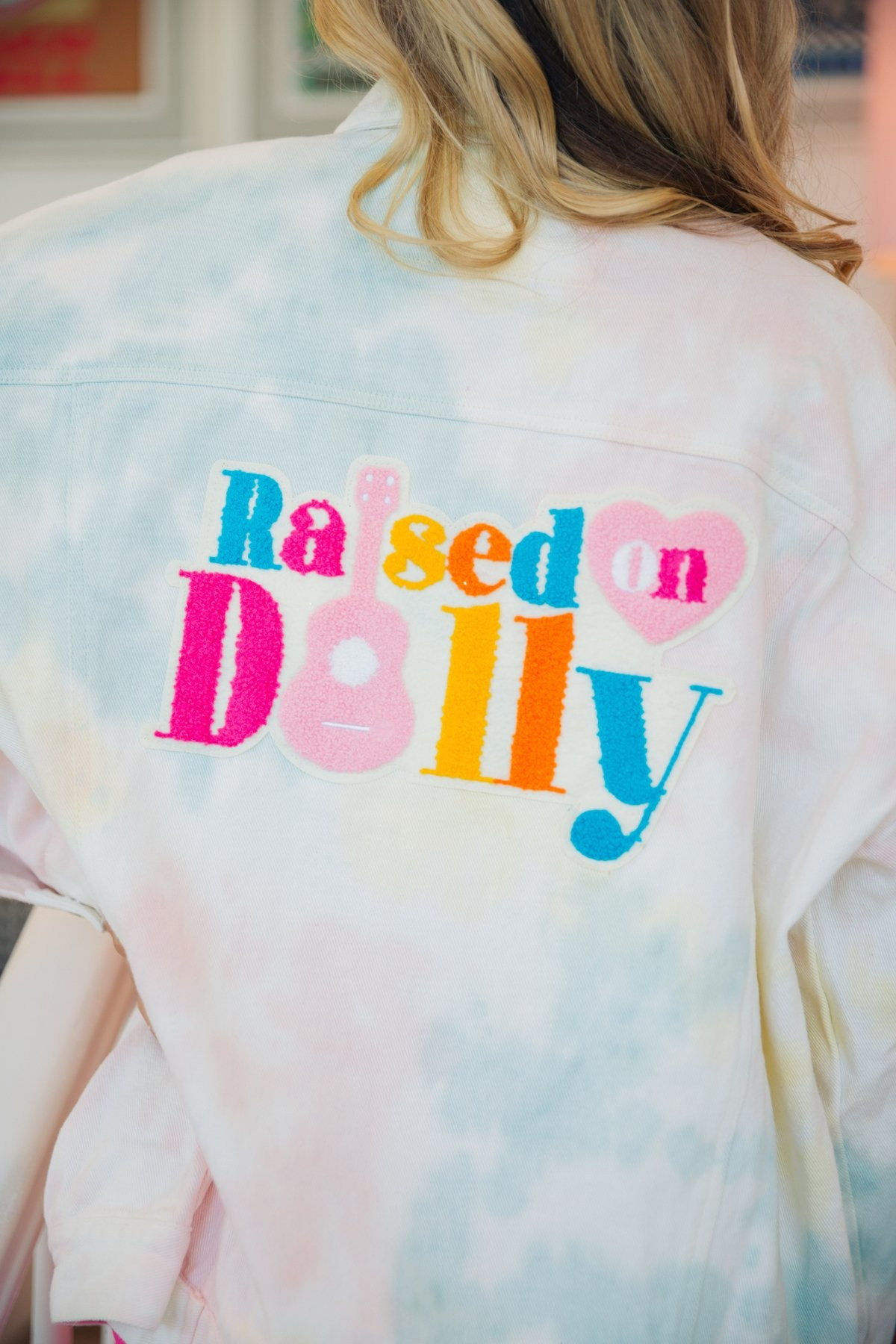 RAISED ON DOLLY TIE DYE DENIM JACKET | Judith March