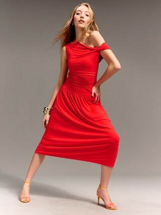 Old Navy x Christopher John Rogers One-Shoulder Maxi Dress | Old Navy (US)