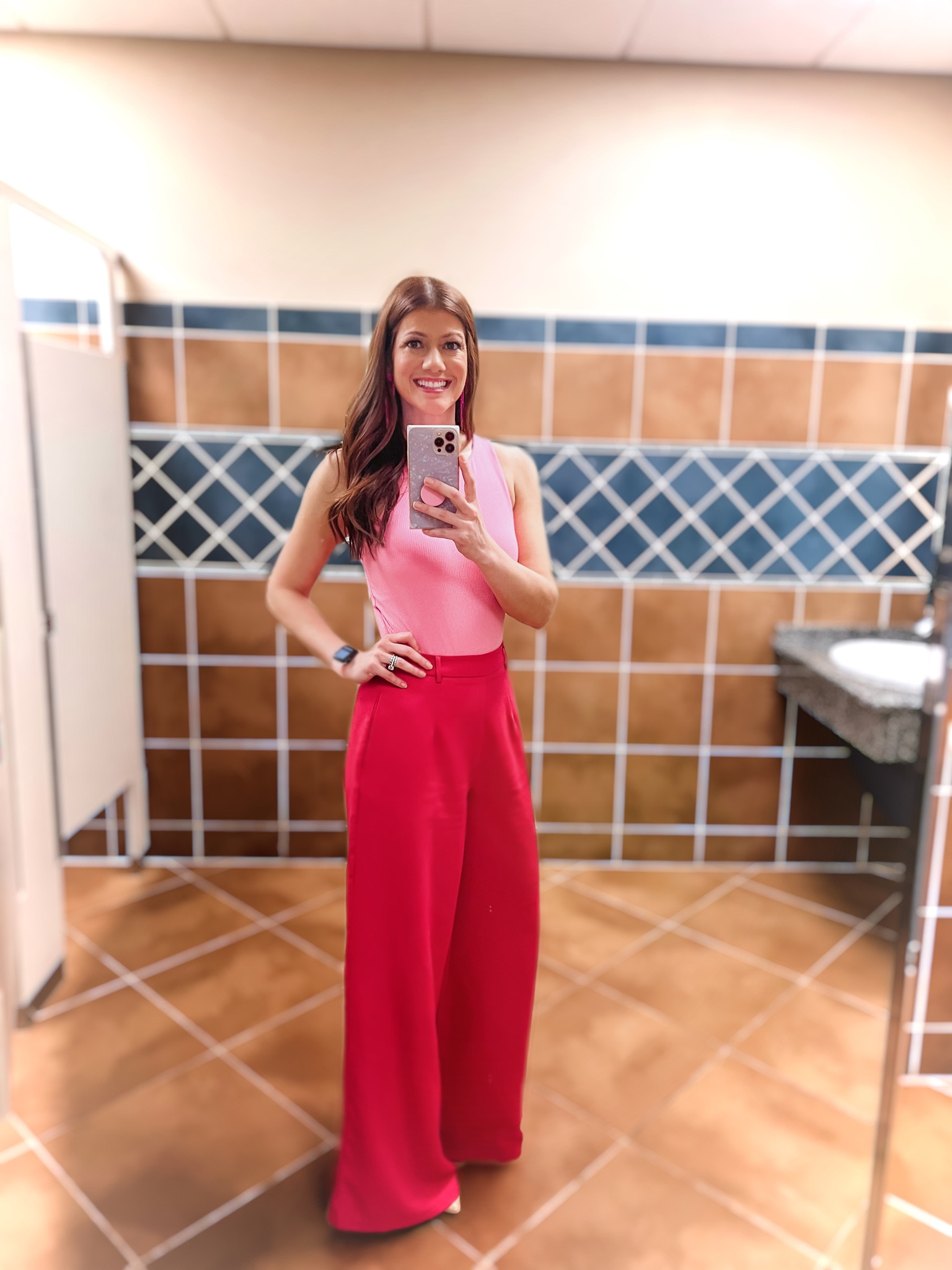 Oh, all pink is a vibe now? Excuse me while I wear the same things as usual. 

#LTKworkwear #LTKstyletip