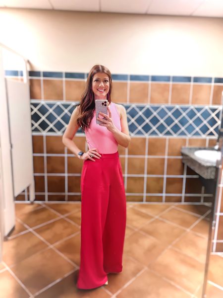 Oh, all pink is a vibe now? Excuse me while I wear the same things as usual. 

#LTKworkwear #LTKstyletip