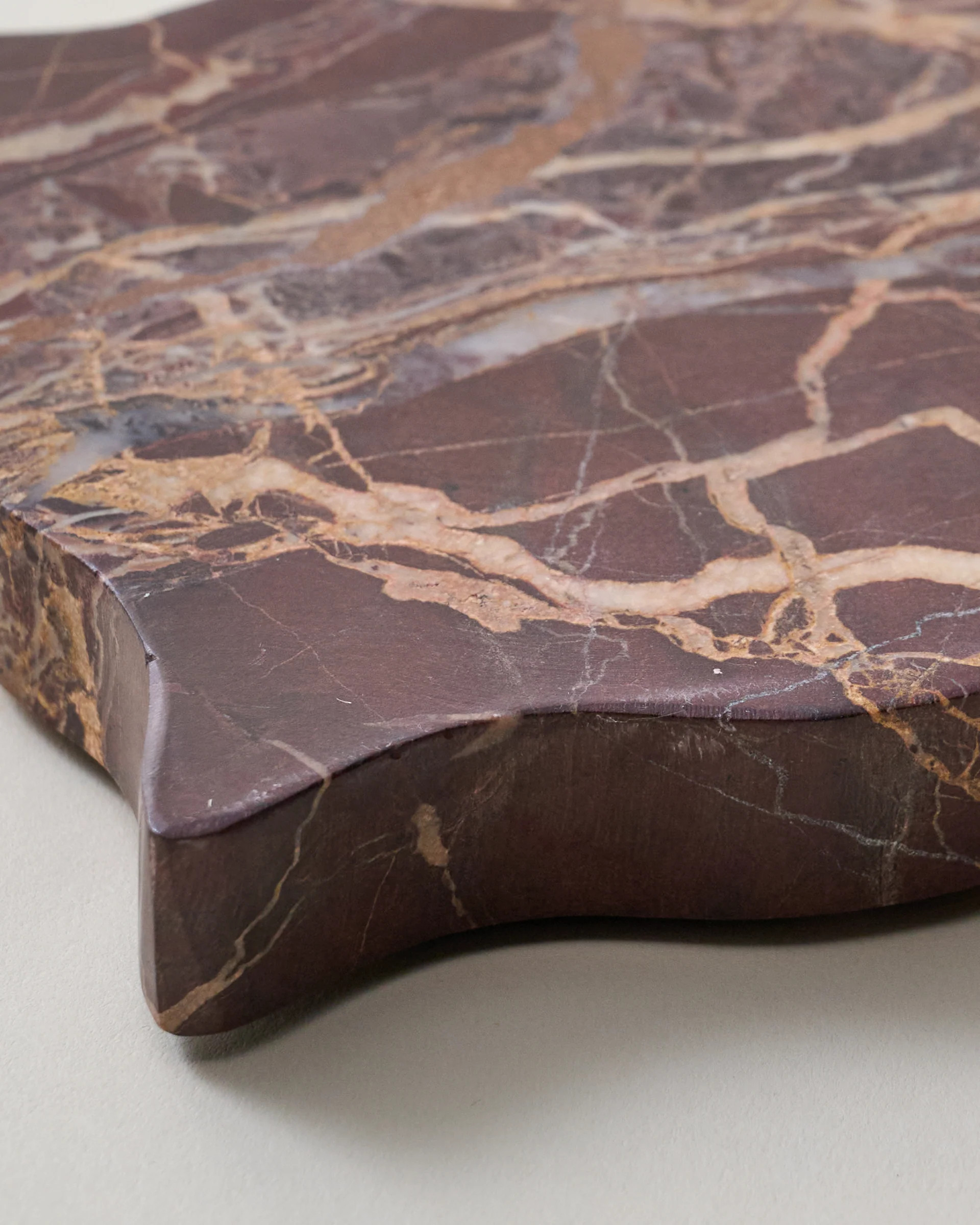 Wavy Scallop Marble Coaster Set of 4 | Magnolia