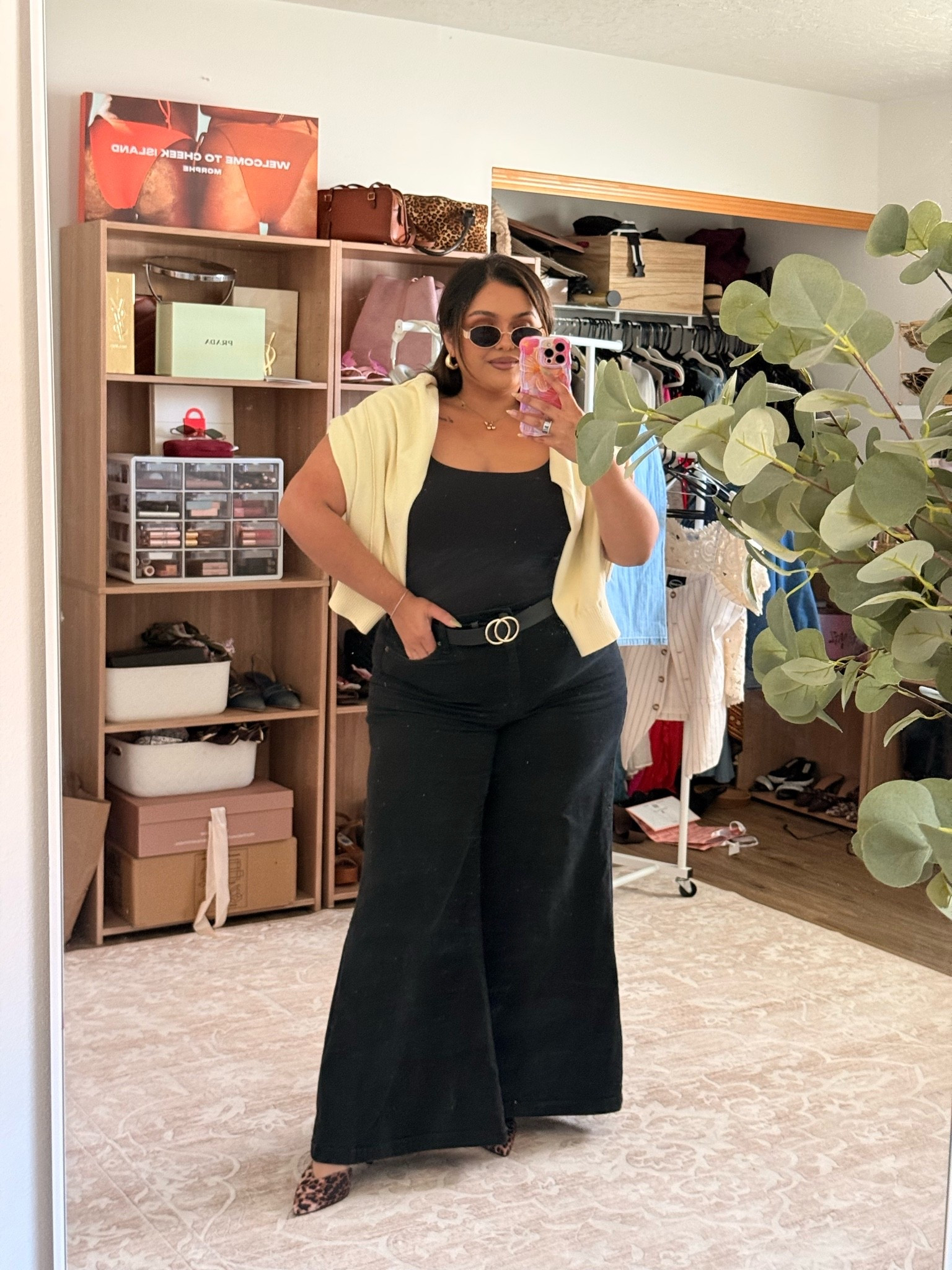 If you feel insecure about your arms, then wearing a sweater over your shoulder is a great way to add a little bit of coverage without a ton of extra layers!!￼

#LTKgrwm #LTKPlusSize #LTKMidsize