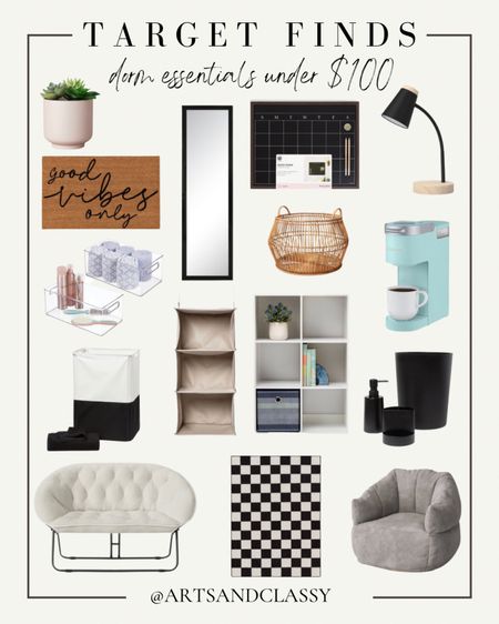 Heading off to college? These dorm room essentials will make the transition easier with style without breaking the bank! From dorm furniture to decor, storage and organization finds.

#LTKunder100 #LTKsalealert #LTKBacktoSchool