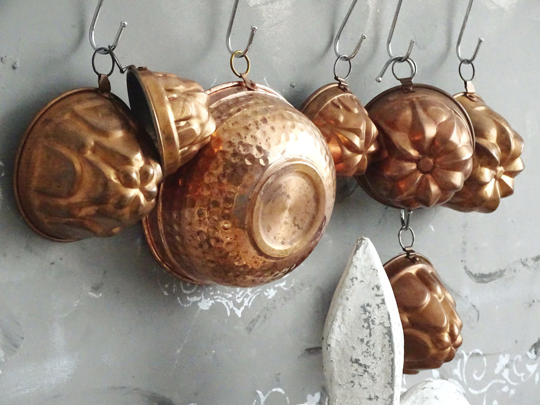 French Copper Jello Mold, Copper Pastry Desert Mold, Copper Pattiserie Baking Cake Pan, Rustic Ba... | Etsy (US)