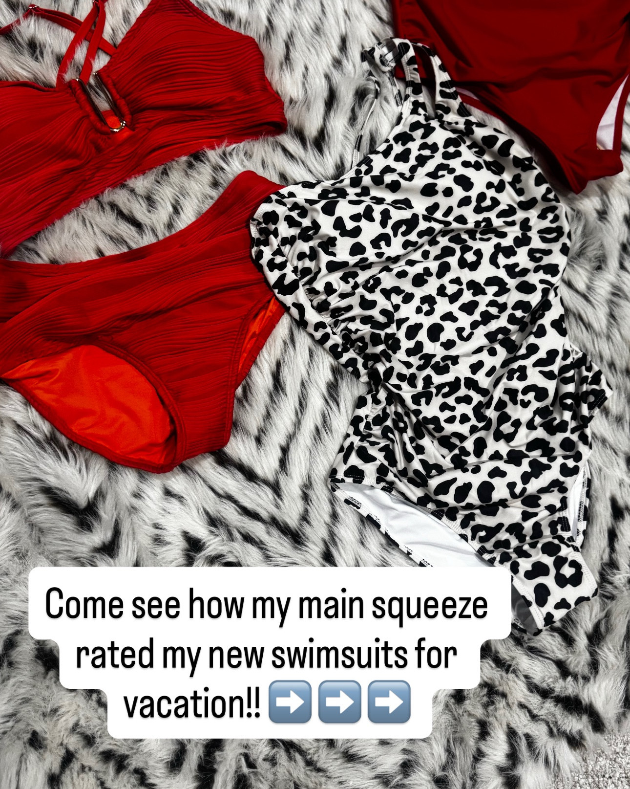 My new swimsuits for vacation are a must have !!!  

Over 40 swimsuits!
Orange high waisted swimsuit 
One shoulder animal print swimsuit 


#LTKOver40 #LTKSeasonal #LTKTall