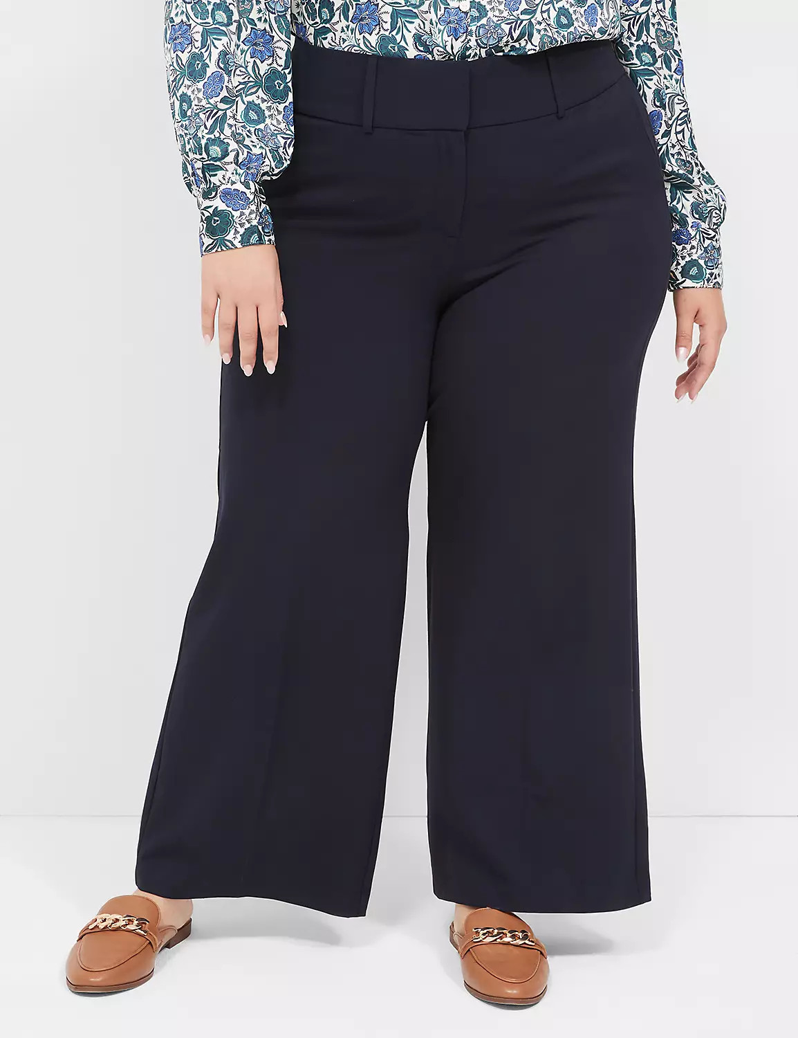 Perfect Drape High-Rise Wide Leg Pant | Lane Bryant (US)