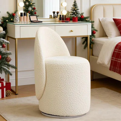 1pc, Home Makeup Chair, Modern Backrest Makeup Chair | Wayfair North America