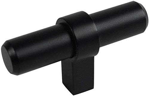10 Pack - Cosmas 181FB Flat Black Cabinet Bar Handle Pull Knob - 2-3/8" Long | Amazon (US)