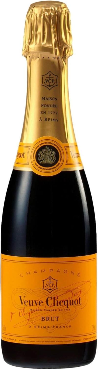 Veuve Clicquot Yellow Label Brut Champagne , 375mL | Amazon (US)