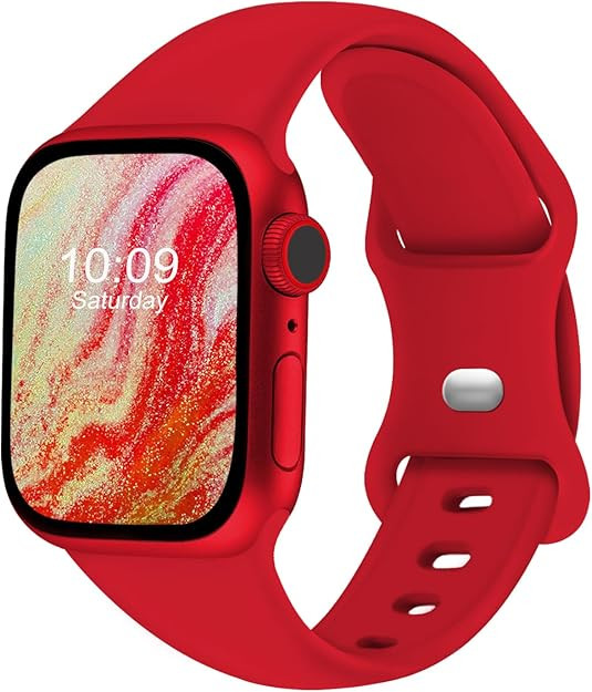 Sport Band Compatible with Apple Watch Band 38mm 40mm 41mm 42mm 44mm 45mm 46mm 49mm for Women Men... | Amazon (US)